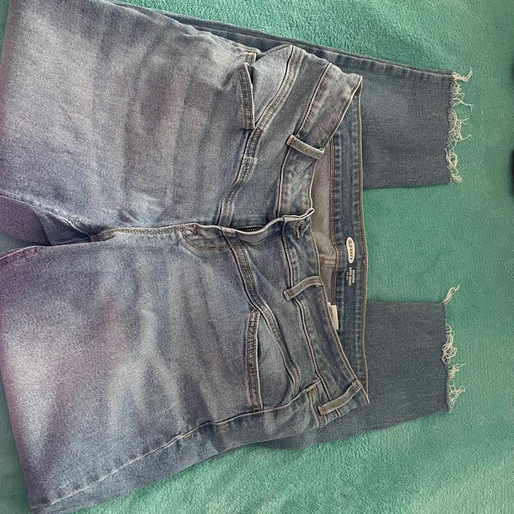 Old Navy Blue Ankle Cropped Pants